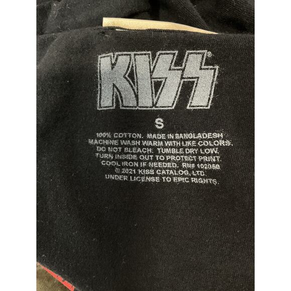 Alice + Olivia 'Milo' Black Kiss Short Sleeve Tee Size XS - Picture 5 of 5